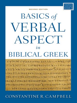 cover image of Basics of Verbal Aspect in Biblical Greek